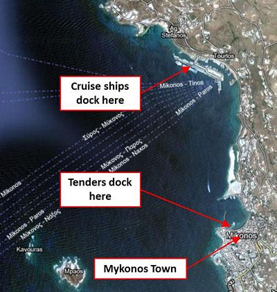 cruise tender mykonos